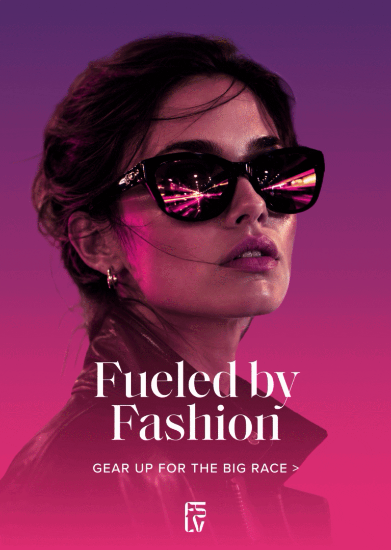 Fashion Show FSLV 2026 Fueled by F1 Homepage Hero